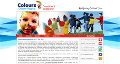 Desktop Screenshot of colourschildrenhospital.com